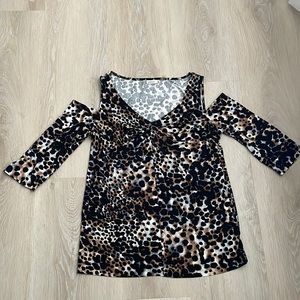 Dkny Womens animal print top